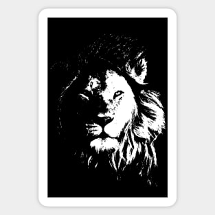 White Lion Sticker